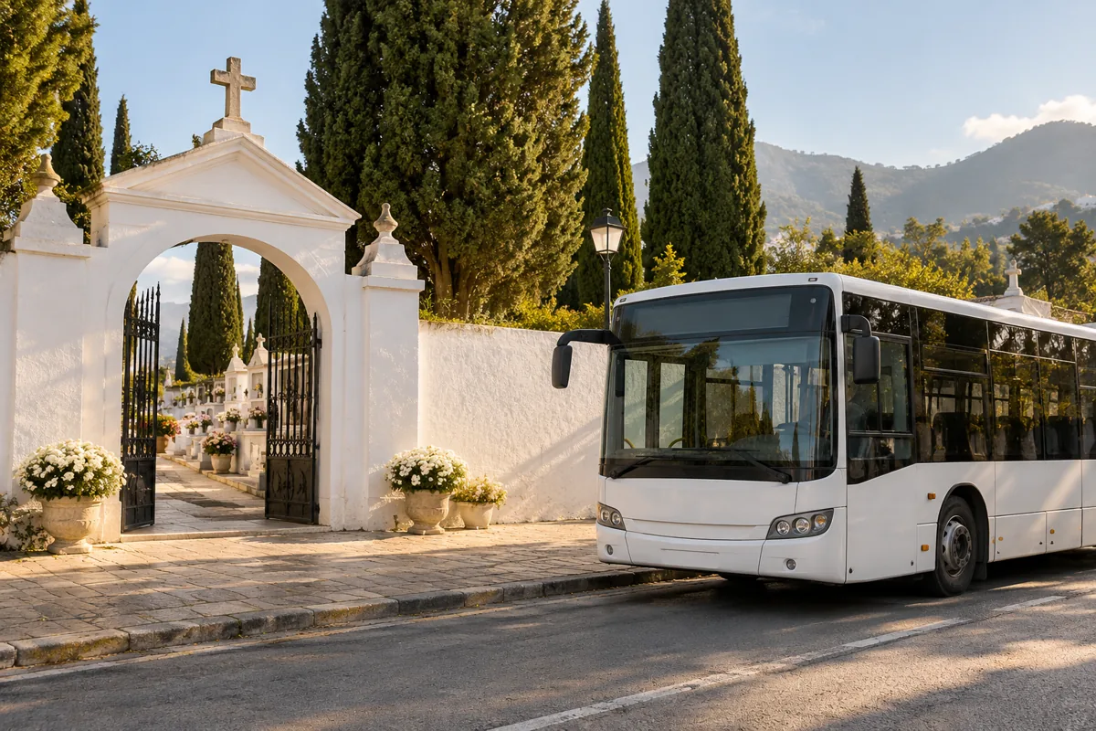 Estepona lays on free cemetery buses for All Saints’ weekend