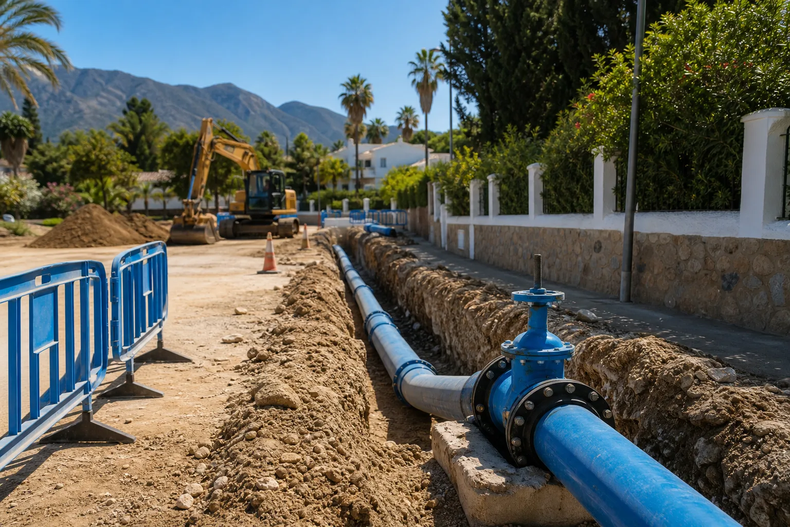 Marbella mayor to visit water-network works in San Pedro Alcántara