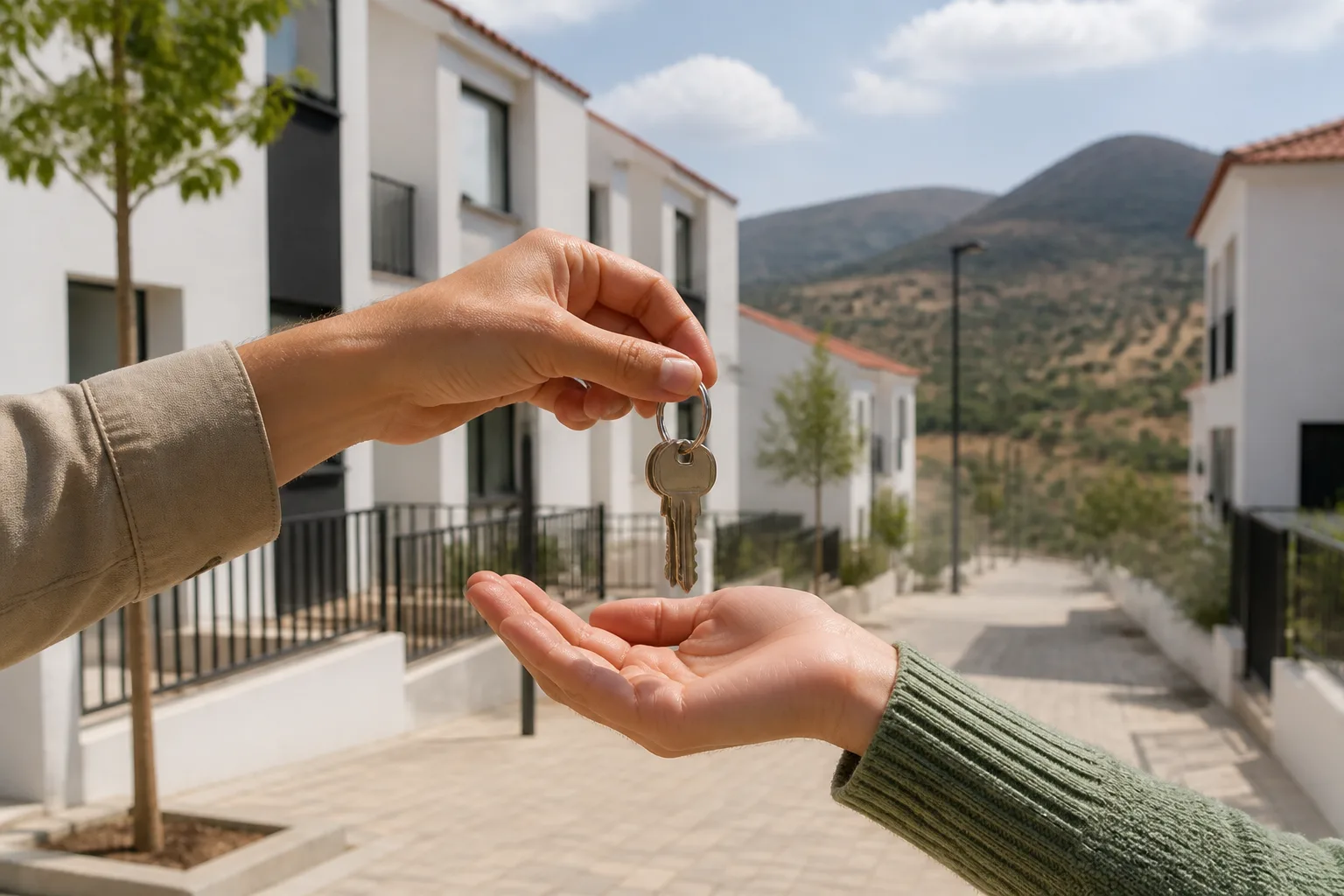 Andalusian government hands over 14 affordable rental homes in Almargen
