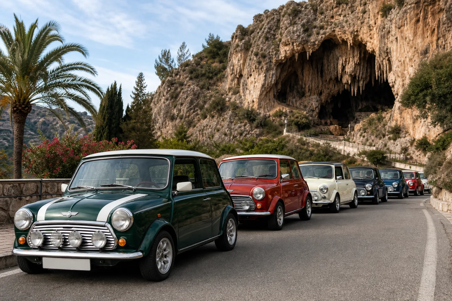Classic Mini convoy expected to visit Nerja Caves