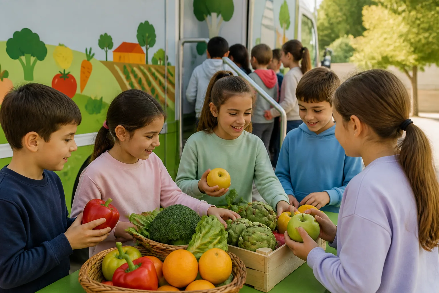 Andalusia’s Frutibús visited 149 municipalities during the 2025–2026 school year