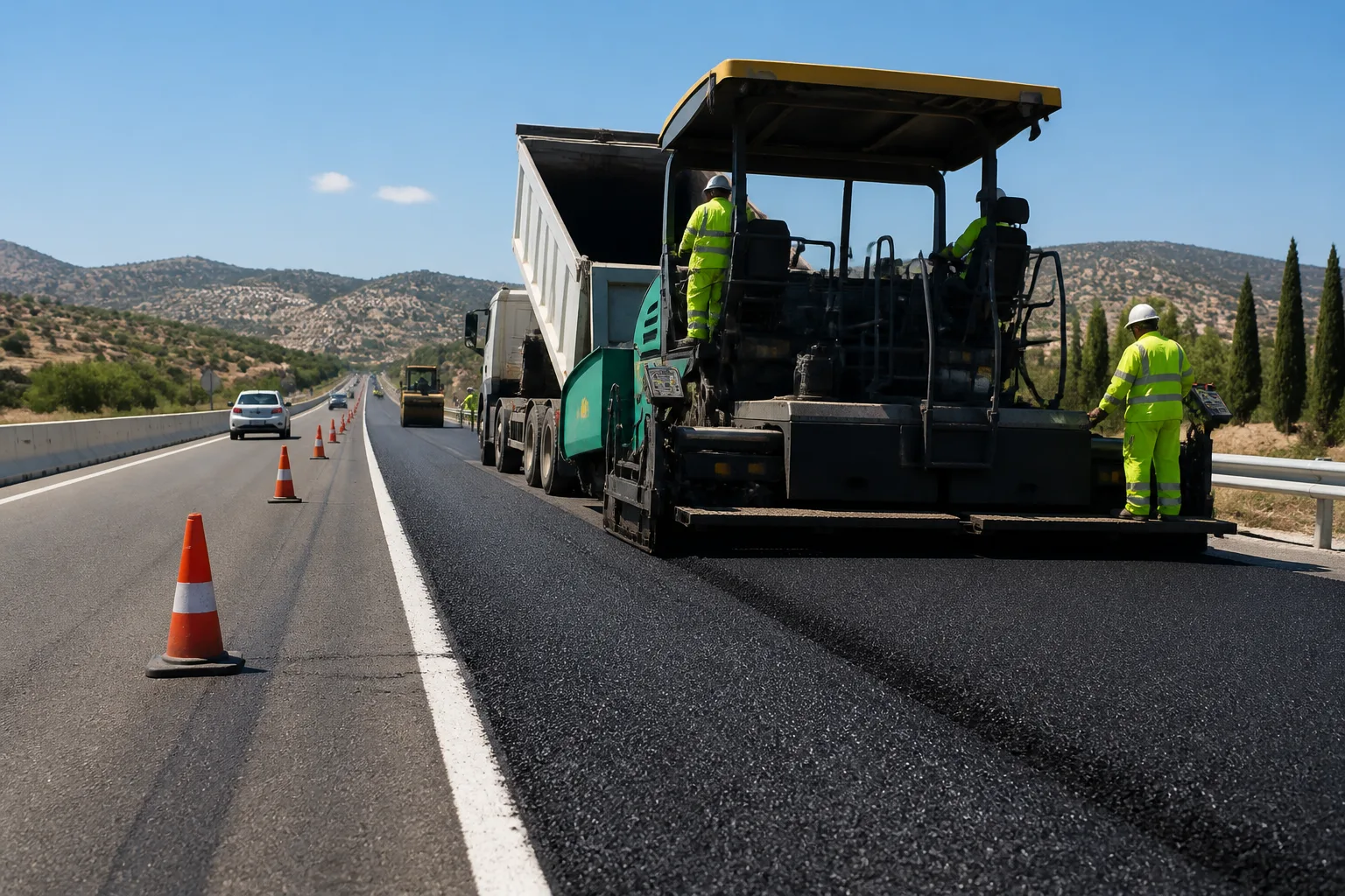 Andalusia invests €3.5 million to renew the A-92 road surface in Granada province