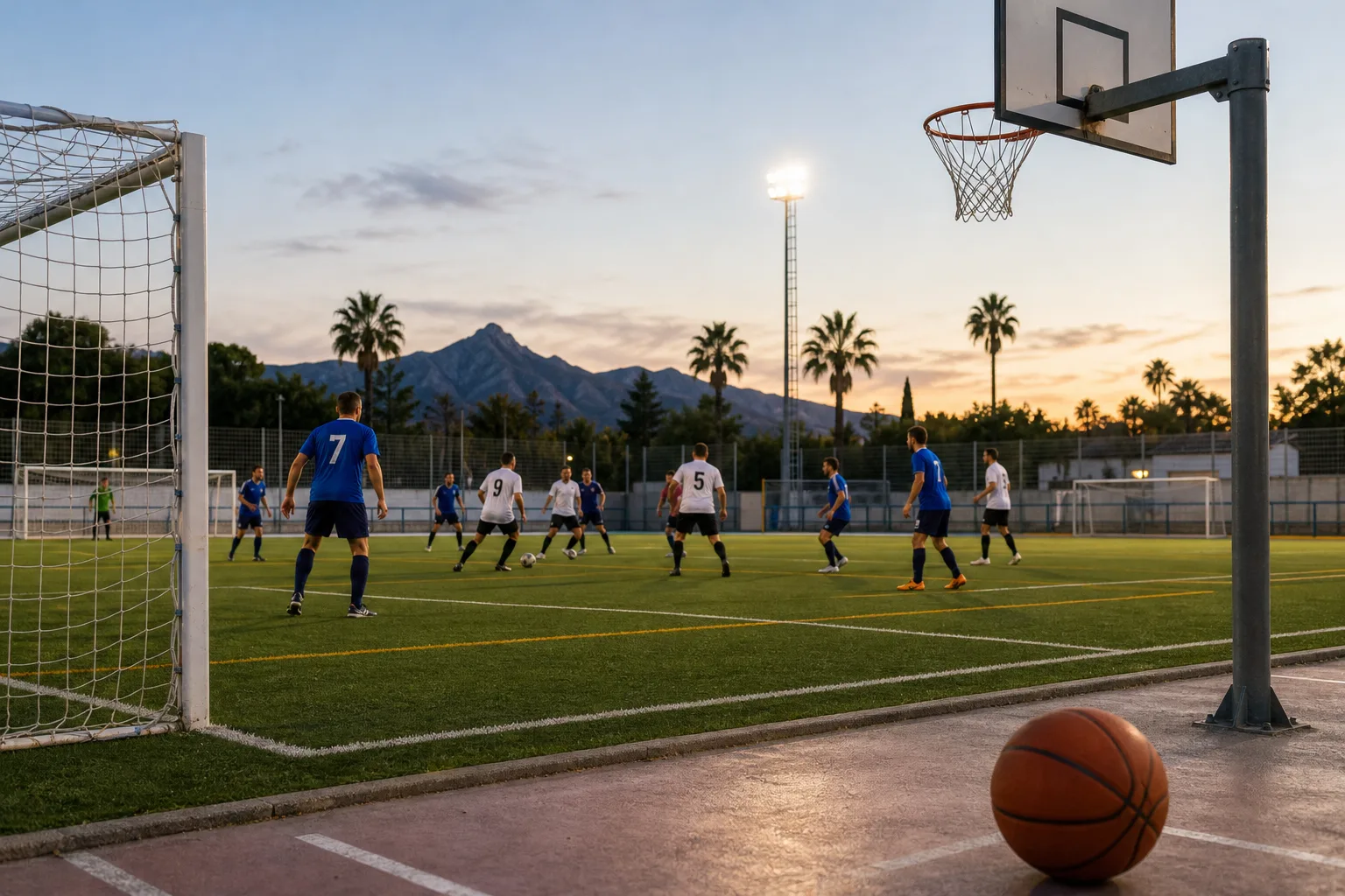 Marbella’s senior football and basketball leagues bring together more than 700 players